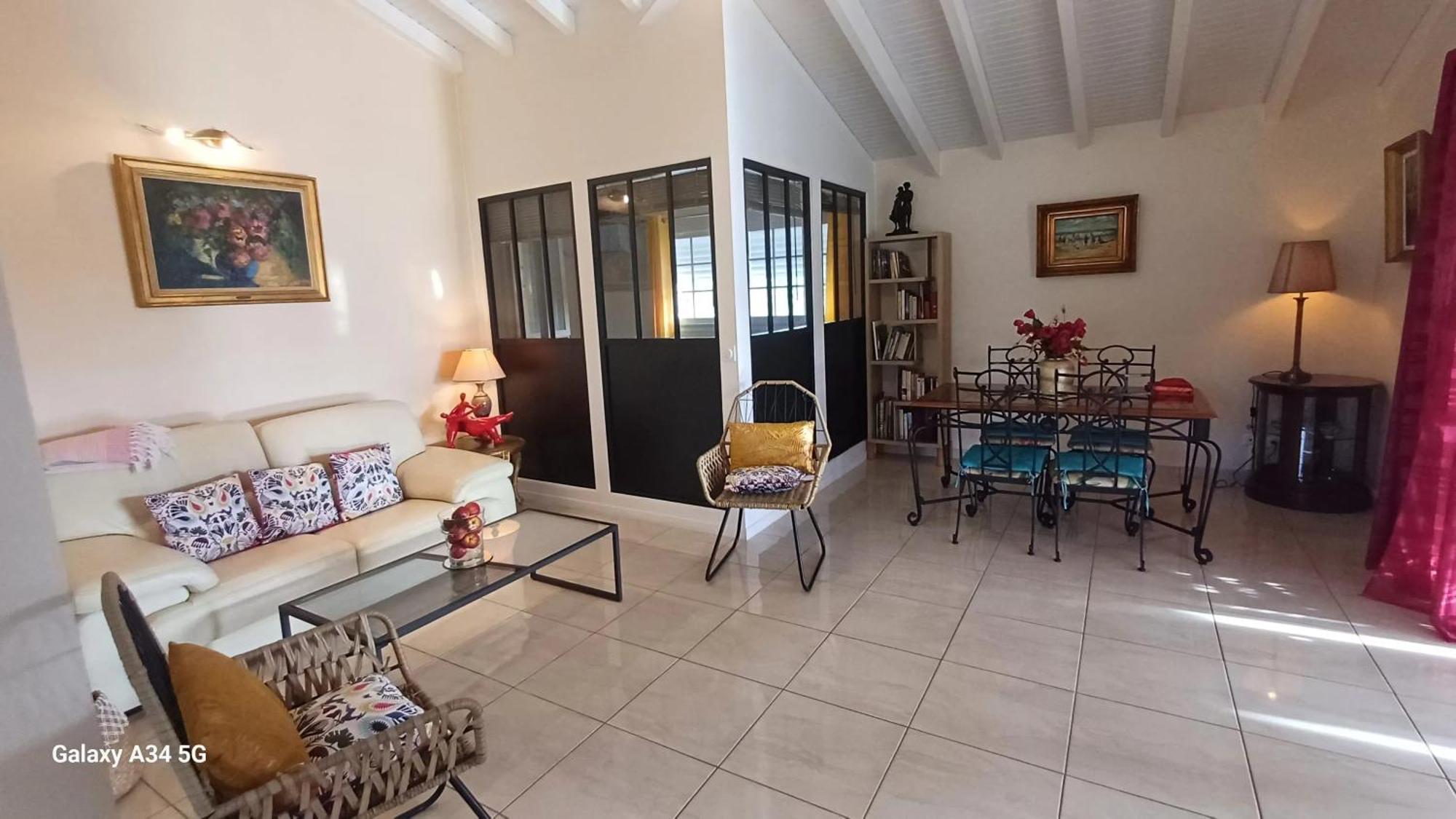 Villa Elegante A Saint Francois Avec Piscine Privee Toute L'Annee Exterior foto
