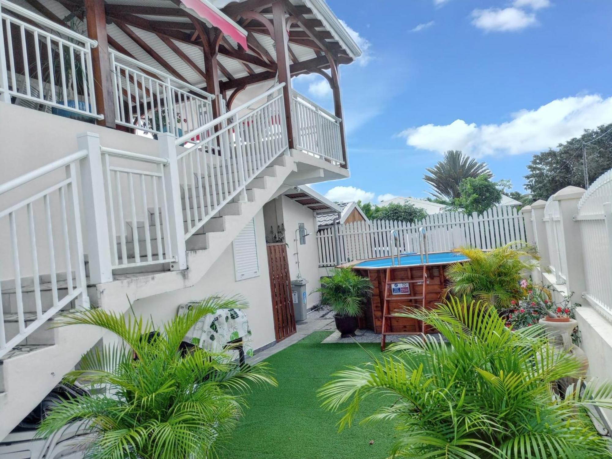 Villa Elegante A Saint Francois Avec Piscine Privee Toute L'Annee Exterior foto